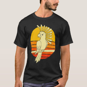 Parrot Animal Bird Birdwatching Retro Cockatoo T-Shirt