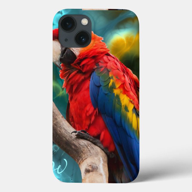Parrot Art 1 Case-Mate iPhone Case (Back)