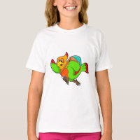 Parrot as Hiker with Backpack