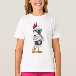 Parrot as Musician with Sunglasses T-Shirt