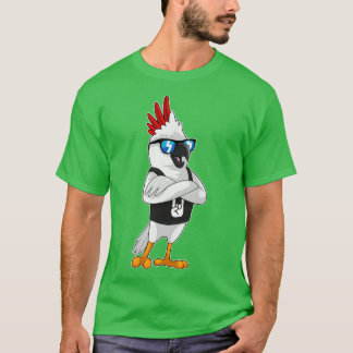 Parrot as Musician with Sunglasses T-Shirt