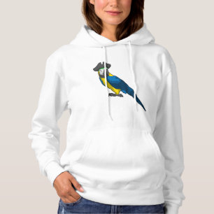 Parrot as Pirate with Hat Hoodie