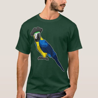 Parrot as Pirate with Hat T-Shirt