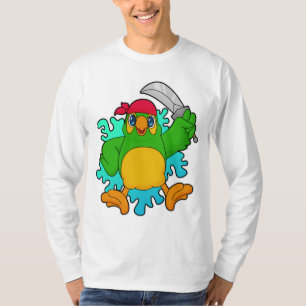 Parrot as Pirate with Sword T-Shirt