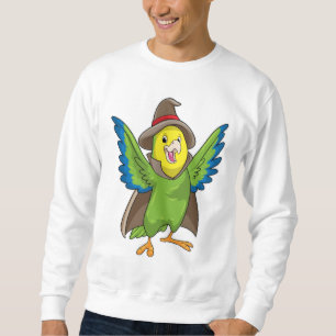 Parrot as Wizard with Hat Sweatshirt