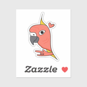 Parrot ASL I Love You – Deaf Culture Design