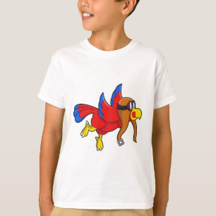 Parrot at Flying as Pilot T-Shirt