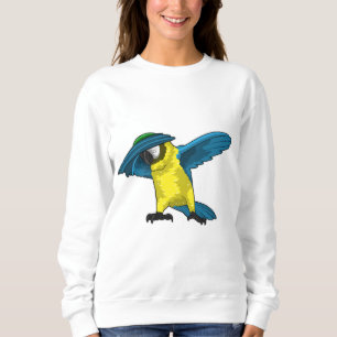 Parrot at Hip Hop Dance Dab Sweatshirt