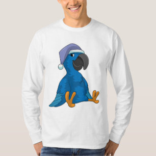Parrot at Sleeping with Nightcap T-Shirt