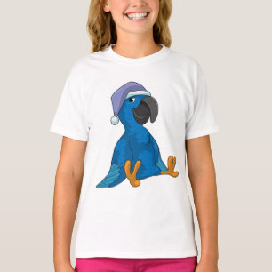 Parrot at Sleeping with Nightcap T-Shirt