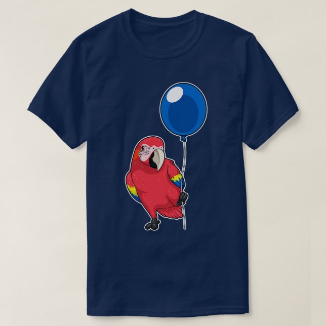 Parrot Balloon T-Shirt (Design Front)