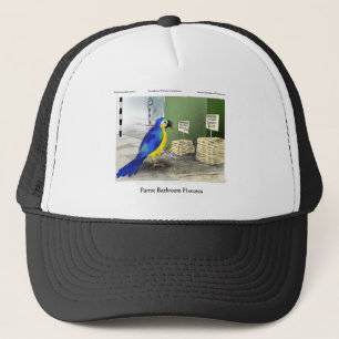 Parrot Bathroom Fixtures Tees Mugs Cards Gifts Trucker Hat