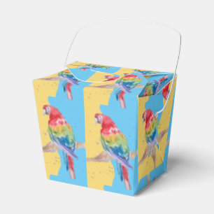 Parrot Bird Childs Boys Birthday Cake Favour Box