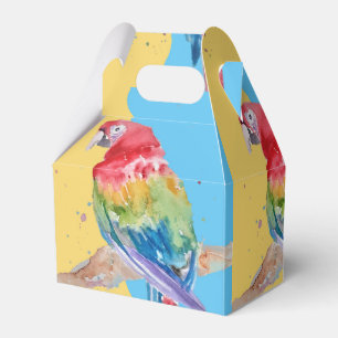 Parrot Bird Childs Boys Birthday Cake Favour Box