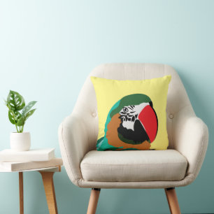 Parrot Bird Colourful Cushion