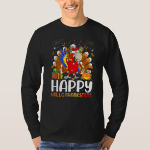 Parrot Bird  Halloween Christmas Happy Hallothanks T-Shirt