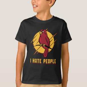 Parrot Bird I Hate People Birds Pet Animal Parrots T-Shirt