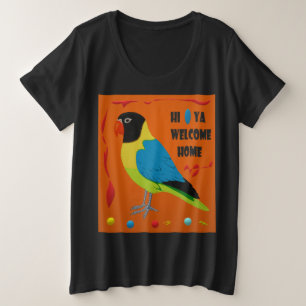 Parrot bird picture perfect art plus size T-Shirt