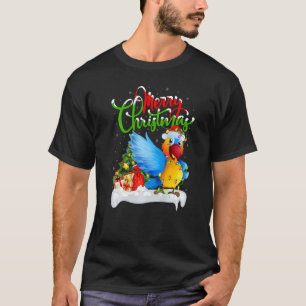 Parrot Bird Xmas Decorations Santa Parrot Christm T-Shirt