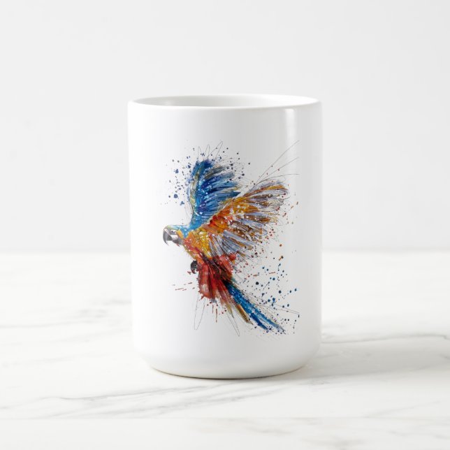  parrot birds magic mug (Center)