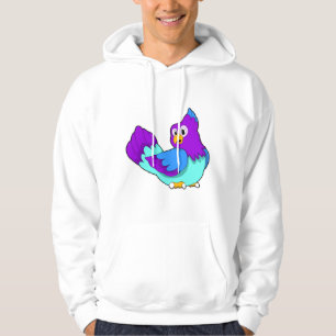 Parrot blue hoodie