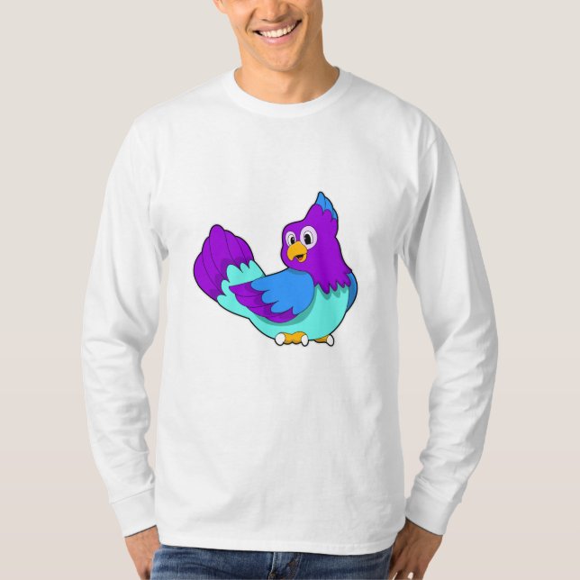 Parrot blue T-Shirt (Front)