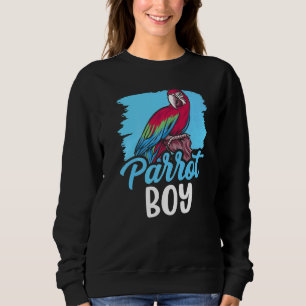 Parrot Boy Pet Cute Parrots Animal Sweatshirt