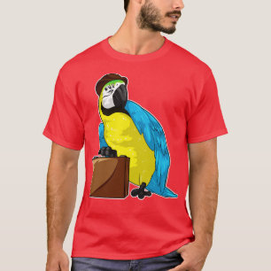 Parrot Businessman Briefcase T-Shirt