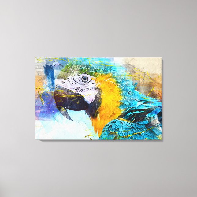 Parrot Canvas Print (Front)