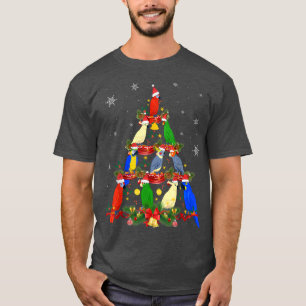 Parrot Christmas Ornament Tree Xmas Mum Dad Bird T T-Shirt