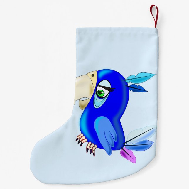 Parrot Christmas Stocking (Back)