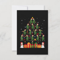 Parrot Christmas Tree Cute Xmas Gift Lover Lights