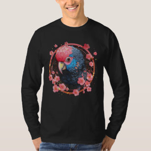 Parrot Church Blossoms - Art Animal Parrot T-Shirt
