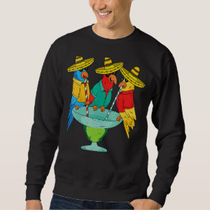 Parrot Cinco De Mayo  Drinking Tequila Mexican Fie Sweatshirt
