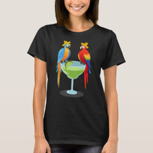 Parrot Cinco De Mayo Drinking Tequila Mexican Fie T-Shirt