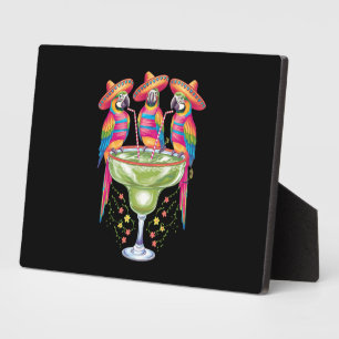 Parrot Cinco De Mayo Funny Drinking Mexican Fiesta Plaque