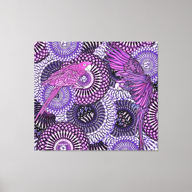 Parrot Clarity Canvas Print (Front)