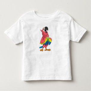 Parrot & Coconut with Drinking straw Toddler T-Shirt