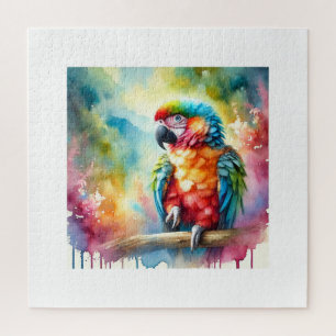 Parrot Cotorra 050824AREF120 - Watercolor Jigsaw Puzzle