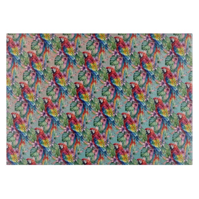 Parrot Cutting Board (Front)