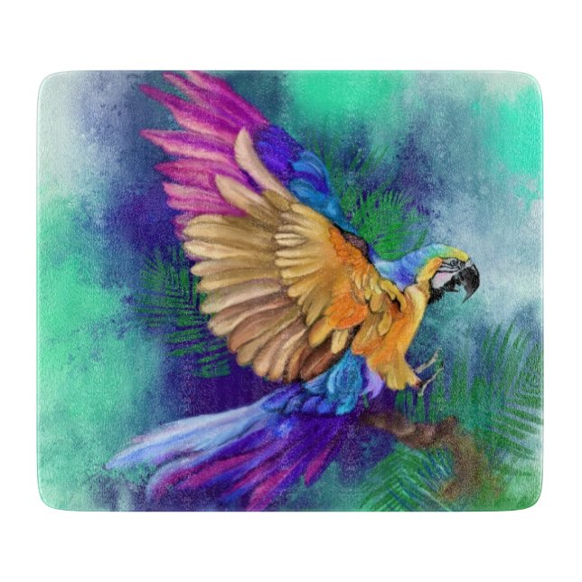 Parrot Cutting Board (Front)