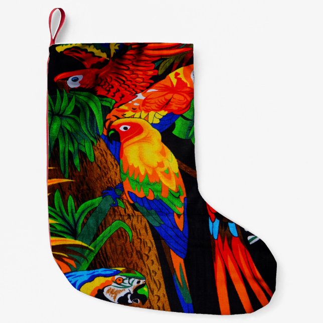 Parrot Design Christmas Stocking (Front)