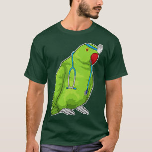 Parrot Doctor Stethoscope T-Shirt