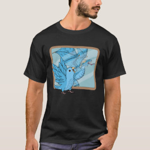 Parrot & Dragon Reflection I Blue Parrotlet 1 T-Shirt