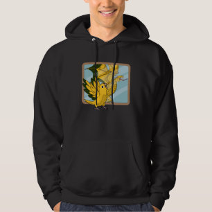 Parrot & Dragon Reflection I Golden Conure  1 Hoodie