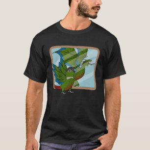 Parrot & Dragon Reflection I Green Cheek Conure  1 T-Shirt