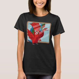 Parrot & Dragon Reflection I Green winged Macaw  1 T-Shirt