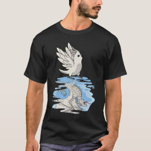 Parrot & Dragon Reflection I White Cockatoo T-Shirt