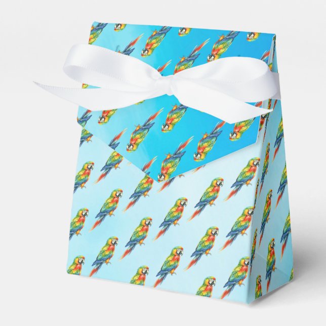 Parrot Favour Box (Front Side)