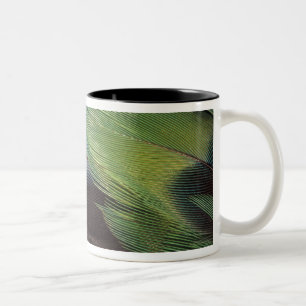 Parrot feather pattern design Two-Tone coffee mug